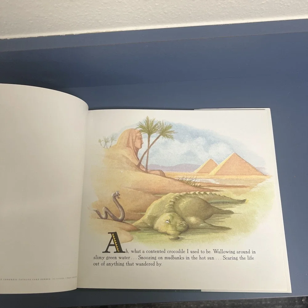Fred Marcellino, I, CROCODILE, 1st Printing, HC/DJ, 1999 Hard‎ Back  New Rare